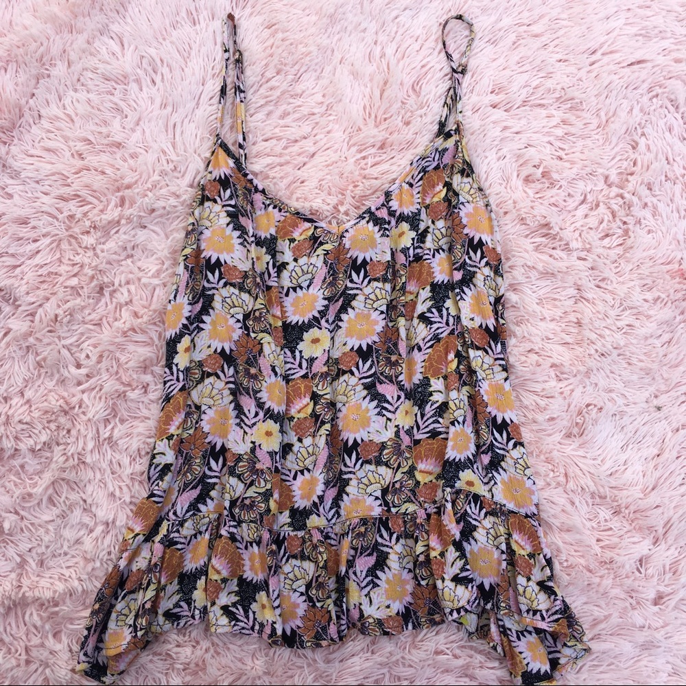 Volcom floral top